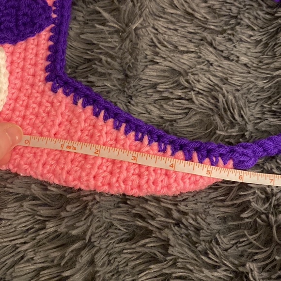 Owl Hat -crocheted - Picture 6 of 8